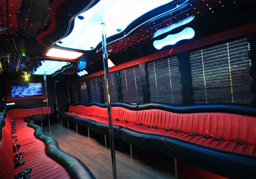 DC Party Bus Rental For Your Special Event With Enough Room For All Your Guests To Avoid Cramped Space & Get The Party Started With Fiber Optic Lighting & LED Lights & Surround Sound For An Unforgettable Experience